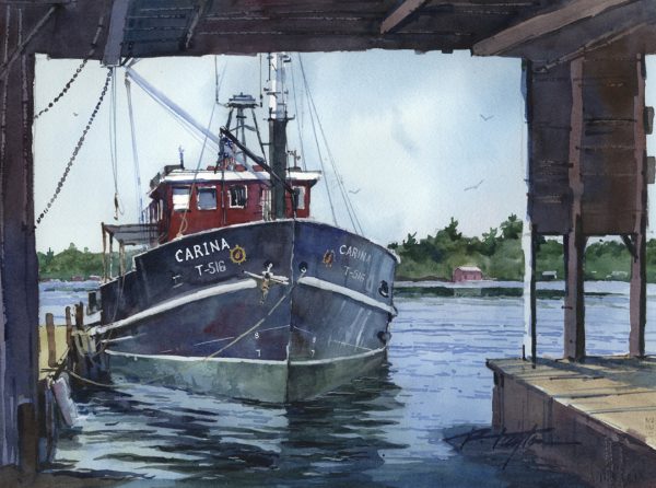 Giclee print of the original watercolor painting "The Carina"  by Paul Allen Taylor