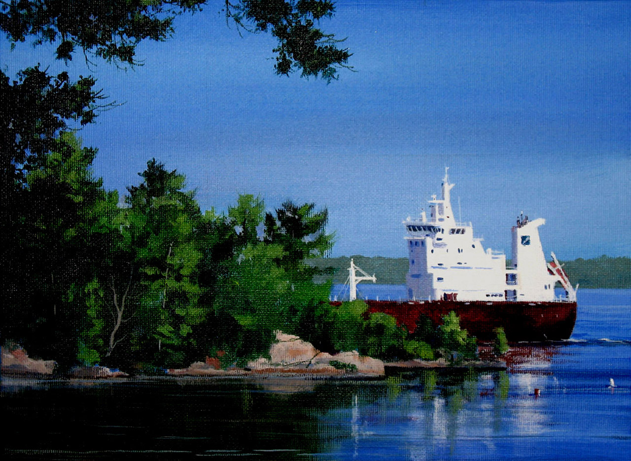 Ship Passing Blind Bay