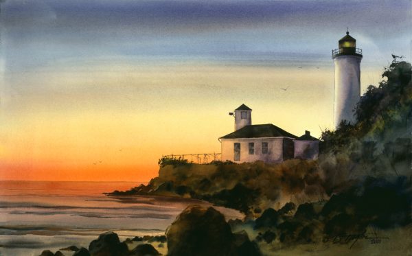 Fine Art Giclée print of a lighthouse