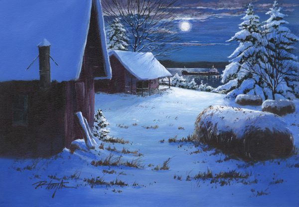 Fine Art Giclée print of a winter scene